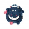 Sac à dos velours LES DÉGLINGOS "Hippipos l'hippopotame" | Sac crèche maternelle original pas cher Sac à dos velours LES DÉGLINGOS "Hippipos l'hippopotame" | Sac crèche maternelle original pas cher