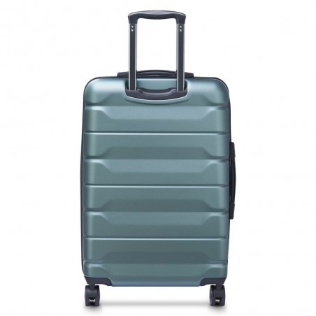 Valise extensible 68cm DELSEY "Air Armour" vert | Bagage taille moyenne solide sécurisé