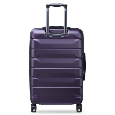 Valise extensible 68cm DELSEY "Air Armour" violet foncé | Bagage femme solide qualité