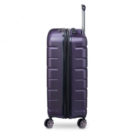 Valise extensible 68cm DELSEY "Air Armour" violet foncé | Bagage femme solide qualité