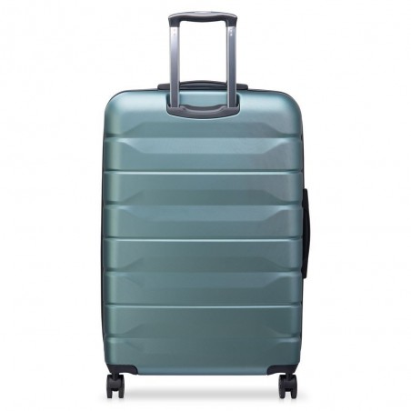 Valise extensible 77cm DELSEY "Air Armour" vert | Bagage grande taille solide marque française