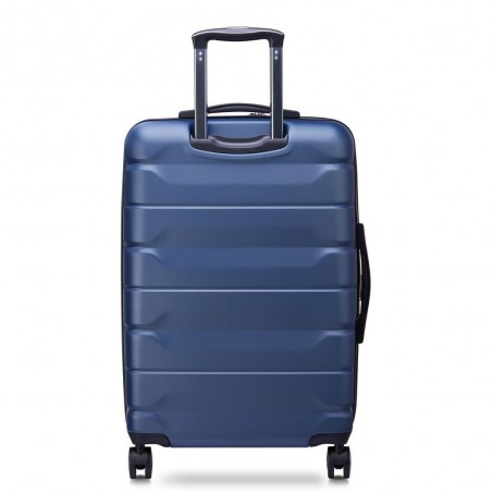 Valise extensible 68cm DELSEY "Air Armour" bleu nuit | Valise taille moyenne solide qualité marque française