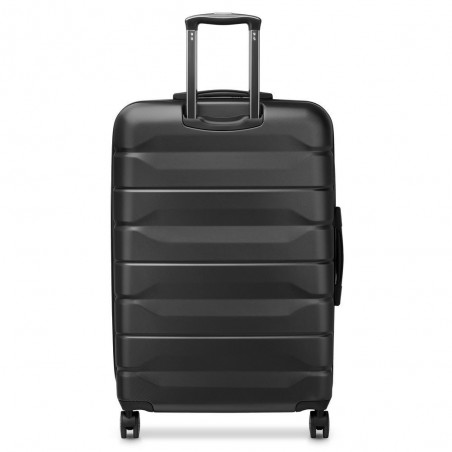 Valise extensible 77cm DELSEY "Air Armour" noir | Bagage grande taille solide qualité marque française