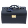 Coffret à bijoux DAVIDTS "Flower" noir/bleu | Boîte à bijoux femme haut de gamme Coffret à bijoux DAVIDTS "Flower" noir/bleu | Boîte à bijoux femme haut de gamme