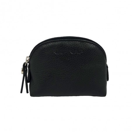 Porte-monnaie en cuir NAF NAF "Camélia" noir | Bourse femme qualité marque française Porte-monnaie en cuir NAF NAF "Camélia" noir | Bourse femme qualité marque française