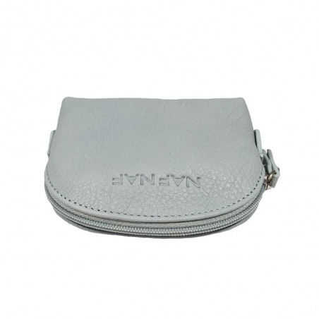 Porte-monnaie en cuir NAF NAF "Dahlia" bleu ciel | Bourse femme qualité marque française Porte-monnaie en cuir NAF NAF "Dahlia" bleu ciel | Bourse femme qualité marque française