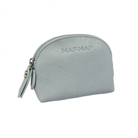 Porte-monnaie en cuir NAF NAF "Dahlia" bleu ciel | Bourse femme qualité marque française Porte-monnaie en cuir NAF NAF "Dahlia" bleu ciel | Bourse femme qualité marque française