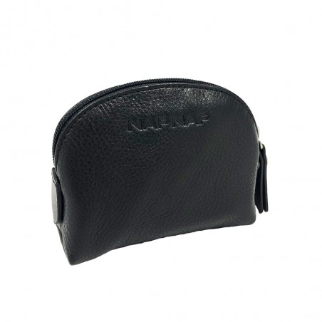 Porte-monnaie en cuir NAF NAF "Dahlia" noir | Bourse femme qualité marque française Porte-monnaie en cuir NAF NAF "Dahlia" noir | Bourse femme qualité marque française