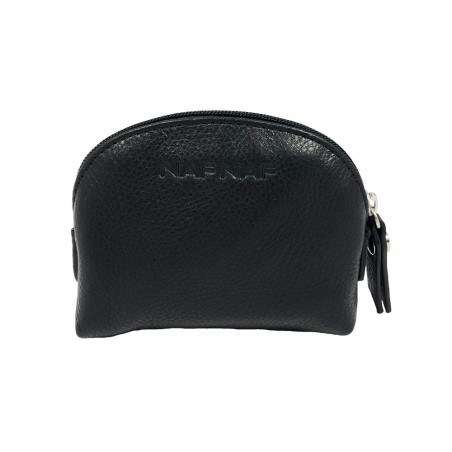 Porte-monnaie en cuir NAF NAF "Dahlia" noir | Bourse femme qualité marque française Porte-monnaie en cuir NAF NAF "Dahlia" noir | Bourse femme qualité marque française