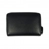 Portefeuille compact en cuir NAF NAF "Dahlia" noir | Porte-monnaie tout-en-un femme qualité marque française Portefeuille compact en cuir NAF NAF "Dahlia" noir | Porte-monnaie tout-en-un femme qualité marque française