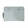 Portefeuille compact en cuir NAF NAF "Dahlia" bleu | Porte-monnaie tout-en-un femme qualité marque française Portefeuille compact en cuir NAF NAF "Dahlia" bleu | Porte-monnaie tout-en-un femme qualité marque française