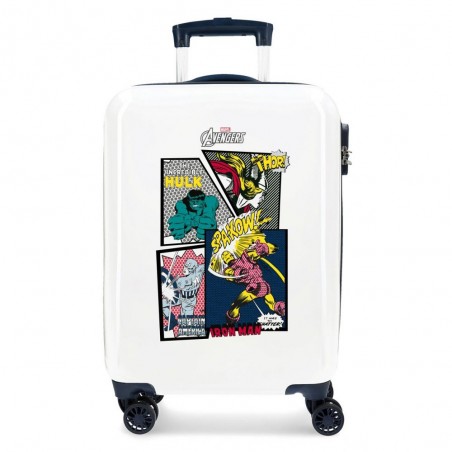 Valise cabine MARVEL "Sky Avengers" blanc | Bagage enfant original super héros