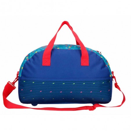 Sac de voyage enfant BABY SHARK "Happy Family" bleu | Bagage enfant rigolo ludique pas cher