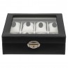 Coffret 8 montres vitré DAVIDTS "Euclide" noir | Boîte à montres collectionneur Coffret 8 montres vitré DAVIDTS "Euclide" noir | Boîte à montres collectionneur