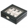 Coffret 8 montres vitré DAVIDTS "Euclide" noir | Boîte à montres collectionneur Coffret 8 montres vitré DAVIDTS "Euclide" noir | Boîte à montres collectionneur
