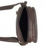 Sacoche homme en cuir gras KATANA marron foncé | Pochette homme cuir véritable pas cher Sacoche homme en cuir gras KATANA marron foncé | Pochette homme cuir véritable pas cher