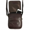 Sacoche homme en cuir gras KATANA marron foncé | Pochette homme cuir véritable pas cher Sacoche homme en cuir gras KATANA marron foncé | Pochette homme cuir véritable pas cher