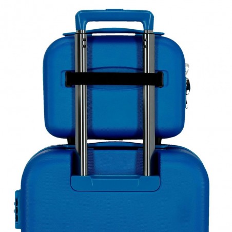 Vanity case rigide MOVOM "Riga" bleu vif | Vanity femme pas cher