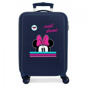 Valise cabine MINNIE "Sweet Dreams" marine | Valise enfant fille disney qualité solide
