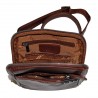 Sac pochette bandoulière en cuir de vachette sauvage Katana Sac pochette bandoulière en cuir de vachette sauvage Katana