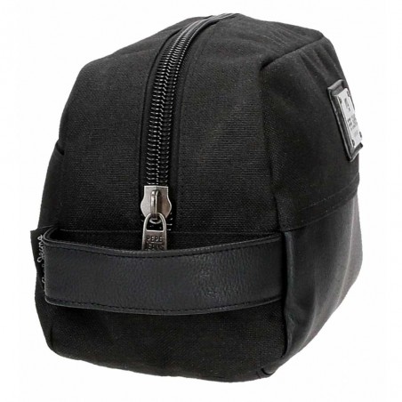 Trousse de toilette PEPE JEANS "Scratch" noir | Nécessaire de voyage homme marque pas cher