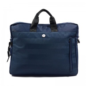 Sacoche ordinateur homme SERGE BLANCO "Basik" bleu marine | Sac à dos ordinateur convertible pas cher