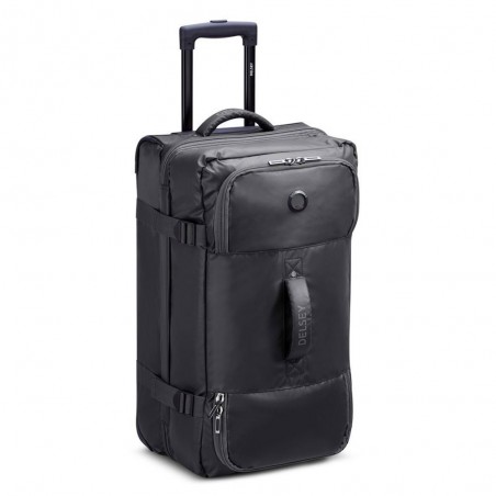 Sac de voyage à roulettes 64cm DELSEY "Raspail" noir | Bagage taille moyenne trolley imperméable marque française de qualité