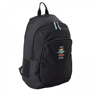 Sac à dos RIP CURL "Ozone" 30L Icons noir | sac cours loisirs garçon homme pas cher