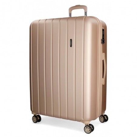 Valise extensible 75cm MOVOM "Wood" champagne | Grande valise avion solide pas cher Valise extensible 75cm MOVOM "Wood" champagne | Grande valise avion solide pas cher