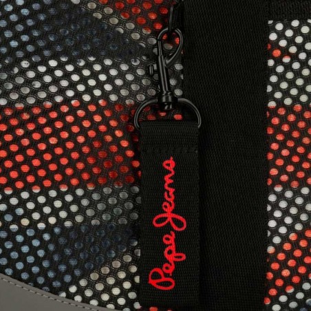 Sac à dos garçon PEPE JEANS LONDON "Malden" noir | Sac scolaire mode marque