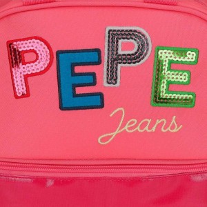 Sac repas PEPE JEANS LONDON "Kim" rose | Lunch bag picnic fille original marque mode