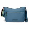 Sac bandoulière PEPE JEANS "Tessa" bleu jean | Sac à main porté croisé toile marque de mode Sac bandoulière PEPE JEANS "Tessa" bleu jean | Sac à main porté croisé toile marque de mode