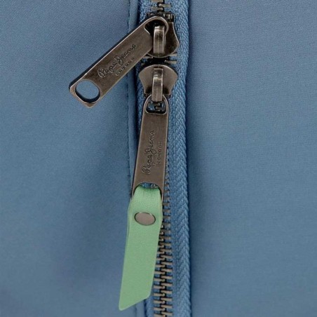 Sac bandoulière PEPE JEANS "Tessa" bleu jean | Sac à main porté croisé toile marque de mode Sac bandoulière PEPE JEANS "Tessa" bleu jean | Sac à main porté croisé toile marque de mode