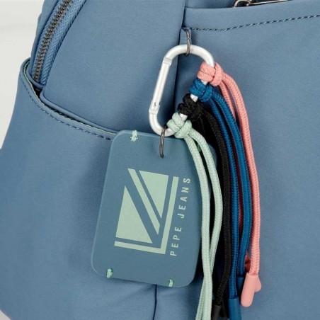 Sac bandoulière PEPE JEANS "Tessa" bleu jean | Sac à main porté croisé toile marque de mode Sac bandoulière PEPE JEANS "Tessa" bleu jean | Sac à main porté croisé toile marque de mode