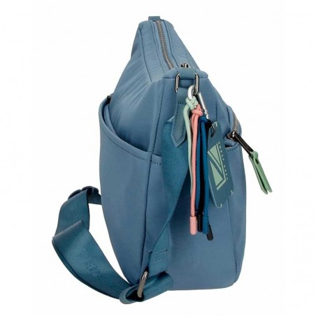 Sac bandoulière PEPE JEANS "Tessa" bleu jean | Sac à main porté croisé toile marque de mode