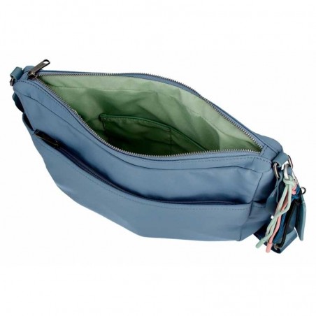 Sac bandoulière PEPE JEANS "Tessa" bleu jean | Sac à main porté croisé toile marque de mode Sac bandoulière PEPE JEANS "Tessa" bleu jean | Sac à main porté croisé toile marque de mode