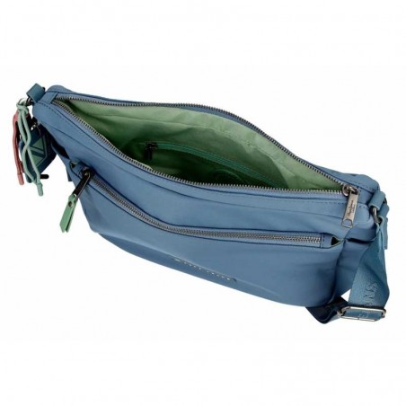Sac bandoulière PEPE JEANS "Tessa" bleu jean | Sac à main porté croisé toile marque de mode Sac bandoulière PEPE JEANS "Tessa" bleu jean | Sac à main porté croisé toile marque de mode