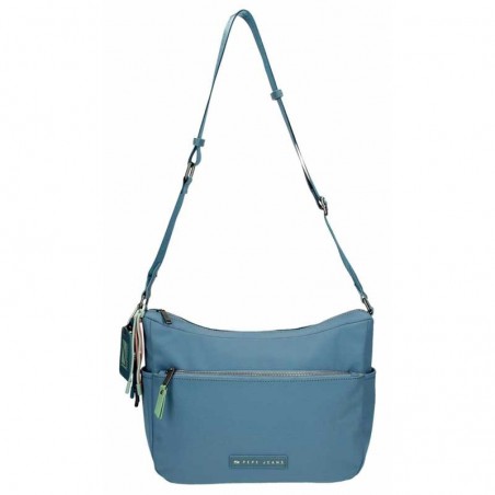 Sac bandoulière PEPE JEANS "Tessa" bleu jean | Sac à main porté croisé toile marque de mode Sac bandoulière PEPE JEANS "Tessa" bleu jean | Sac à main porté croisé toile marque de mode