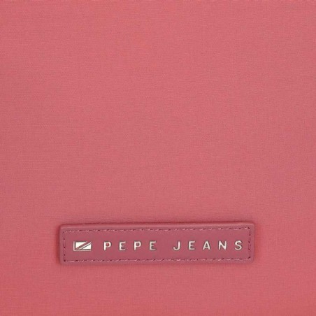 Sac bandoulière PEPE JEANS "Tessa" fraise | Sac à main porté croisé toile marque de mode Sac bandoulière PEPE JEANS "Tessa" fraise | Sac à main porté croisé toile marque de mode