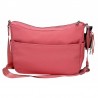 Sac bandoulière PEPE JEANS "Tessa" fraise | Sac à main porté croisé toile marque de mode Sac bandoulière PEPE JEANS "Tessa" fraise | Sac à main porté croisé toile marque de mode