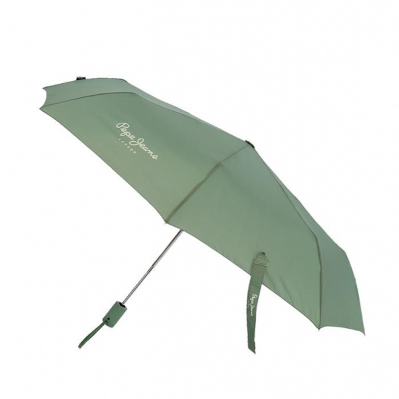 Parapluie automatique PEPE JEANS "Luma" vert | Parapluie pliant fille femme pastel marque pas cher