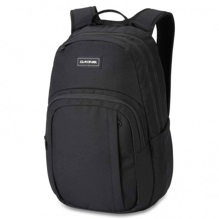 Sac à dos DAKINE "Campus" M 25L noir | Sac scolaire lycée fac isotherme ordinateur 15 pouces