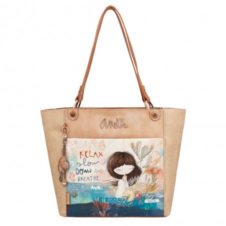 Sac shopping ANEKKE "Mediterranean" | Grand sac à main femme été original pas cher