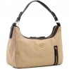 Sac porté épaule toile et cuir HEDGREN "Kiera" L dune | Sac à main femme beige printemps été déstockage Sac porté épaule toile et cuir HEDGREN "Kiera" L dune | Sac à main femme beige printemps été déstockage