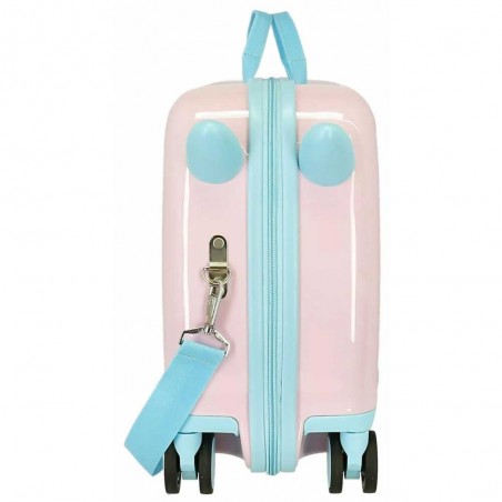 Valise trotteur MINNIE "Florals" rose pastel | Bagage cabine enfant fille original ludique disney Valise trotteur MINNIE "Florals" rose pastel | Bagage cabine enfant fille original ludique disney