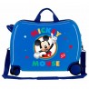 Valise trotteur enfant MICKEY "Circle" bleu | Bagage garçon ludique original Valise trotteur enfant MICKEY "Circle" bleu | Bagage garçon ludique original
