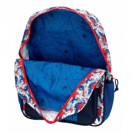 Sac à dos SPIDERMAN "Hero" 38cm bleu | Sac à dos scolaire garçon super-héros marvel