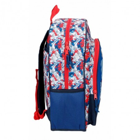 Sac à dos SPIDERMAN "Hero" 38cm bleu | Sac à dos scolaire garçon super-héros marvel