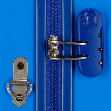 Valise trotteur PAT PATROUILLE "Be Happy" bleu | Bagage enfant garçon fille original Valise trotteur PAT PATROUILLE "Be Happy" bleu | Bagage enfant garçon fille original