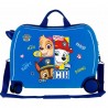 Valise trotteur PAT PATROUILLE "Be Happy" bleu | Bagage enfant garçon fille original Valise trotteur PAT PATROUILLE "Be Happy" bleu | Bagage enfant garçon fille original